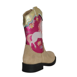 SHOESME WESTERN LAARS - PINK UNICORN