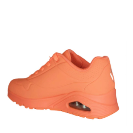 SKECHERS STREET SNEAKER - UNO NIGHT SHADES - ORANGE