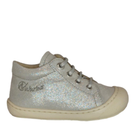 NATURINO BABYSCHOEN - COCOON GLITTER SILVER