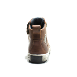 DEVELAB HALFHOGE VETERSCHOEN - COGNAC WAXED