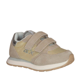 SUN68 SNEAKER ALLY GLITTER BABY - ORO