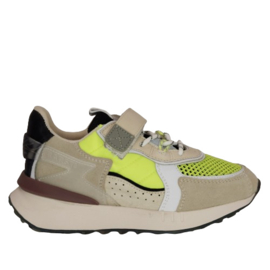 BARST! SNEAKER - BEIGE NEON YELLOW