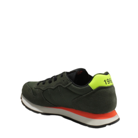 SUN68 SNEAKER TOM FLUO TEEN - MILITARE SCURO