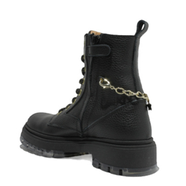 DEVELAB BIKERBOOT - BLACK NAPPA