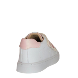 SHOESME KLITTENBAND SNEAKER  - WHITE PINK