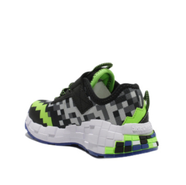 SKECHERS SNEAKER - MEGA CRAFT - BLACK/BLUE/LIME