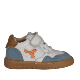 SHOESME BABYSNEAKER - WHITE LIGHT BLUE