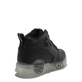 SKECHERS S-LIGHTS REMIX SNEAKER - BLACK