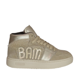 BAM! HALFHOGE SNEAKER - BEIGE TEDDY