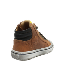 DEVELAB HALFHOGE VETERSCHOEN - COGNAC NAPPA