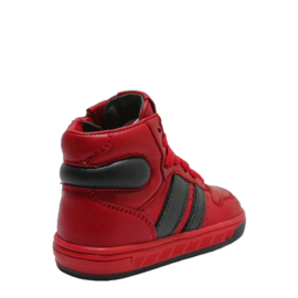 PINOCCHIO HALFHOGE SNEAKER - RED COMBI