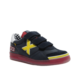 MUNICH KLITTENBAND SNEAKER G-3 - NAVY/YELLOW