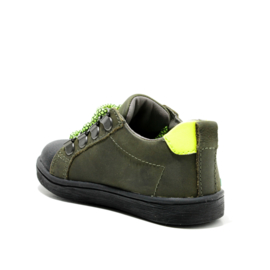 BUNNIESJR VETERSCHOEN - PUK PIT - ARMY GREEN