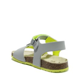 SHO.E.B.76 SANDAAL - GREY/FLUOR