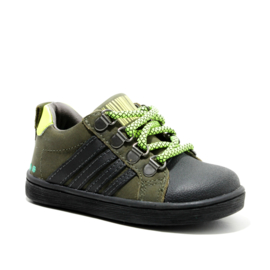 BUNNIESJR VETERSCHOEN - PUK PIT - ARMY GREEN