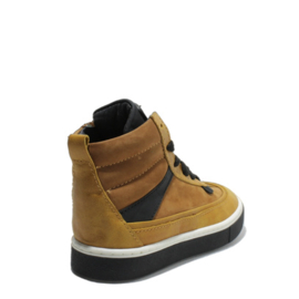 JOCHIE & FREAKS HALFHOGE SNEAKER - TIJN OCHRE