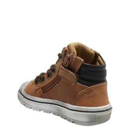 DEVELAB HALFHOGE VETERSCHOEN - COGNAC NAPPA