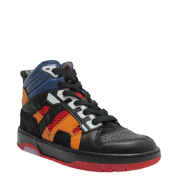 RED-RAG HIGH TOP SNEAKER - ORANGE COMBI