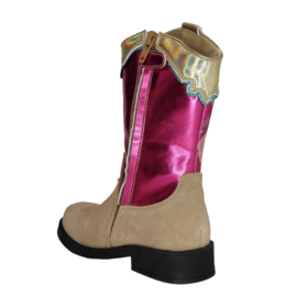 SHOESME WESTERN LAARS - PINK UNICORN