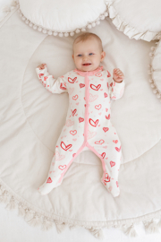 CAN GO BABY JUMPSUIT - HEARTS
