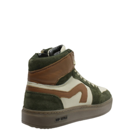 HIP HALFHOGE VINTAGE SNEAKER - H1665 - GREEN/COMBI