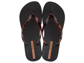 IPANEMA ANATOMIC CONNECT SLIPPER - BLACK CLEAR