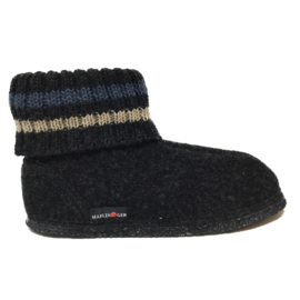 HAFLINGER PANTOFFEL PAUL - GRAPHIT