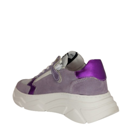 RED-RAG SNEAKER - PURPLE METALLIC