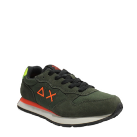 SUN68 SNEAKER TOM FLUO TEEN - MILITARE SCURO