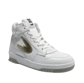 LEF. HIGH TOP SNEAKER - WIT/GOUD/ZILVER