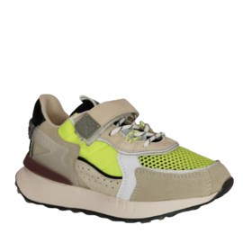 BARST! SNEAKER - BEIGE NEON YELLOW