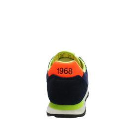 SUN68 SNEAKER BOYS TOM FLUO - NAVY BLUE