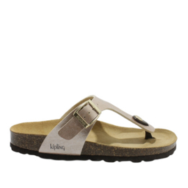 KIPLING SLIPPER CHAMPAGNE - PILAR 3