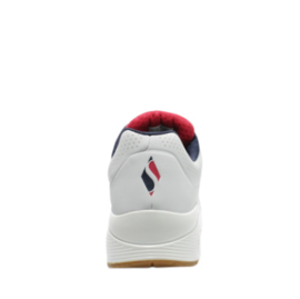 SKECHERS STREET SNEAKER - UNO STAND ON AIR - WHITE/NAVY/RED