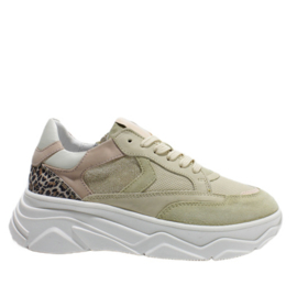 HIP SNEAKER - H1580 - BEIGE COMBI