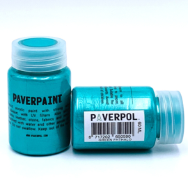 Paverpaint Green Fhthalo metallic