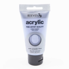 Reeves Acrylverf Pale Powder Blue, tube 75 ml