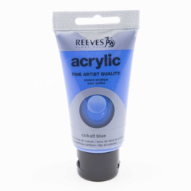 Reeves Acrylic Paint Cobalt Blue, tube 75 ml