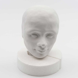 Plaster head Robin 16 cm