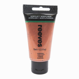 Reeves Acrylic Paint Copper, tube 75 ml