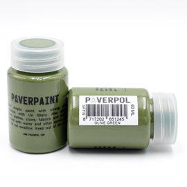 Paverpaint Olive Green satin