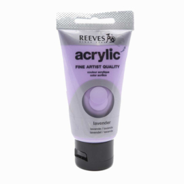 Reeves Acrylic Paint Lavender, tube 75 ml