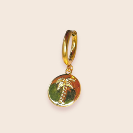 Single Oorbel Palm Tree