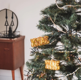 Kersthanger Xmas | goud