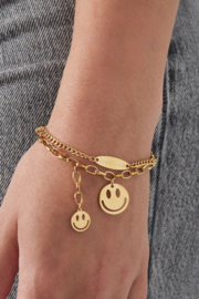 Armband Smiley Good Luck