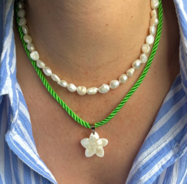 Ketting Flower | groen