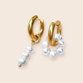 Oorbellen Rounded Pearls