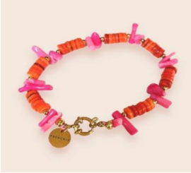 Armband Colourful Coral Orange