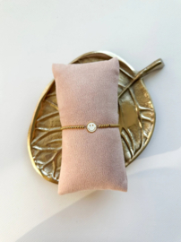 Smiley Armbandje | wit