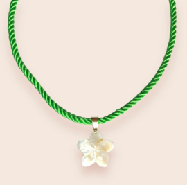 Ketting Flower | groen